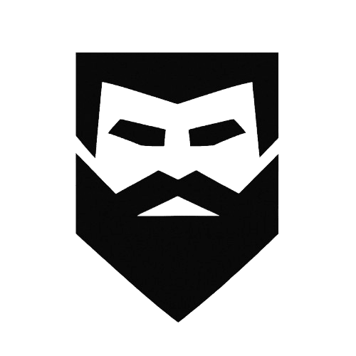 Artist working on logo